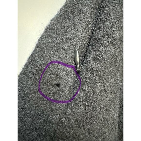 Coldwater Creek Womens Small Black Embroidered Snap Button Wool Cardigan (READ) - Picture 8 of 13